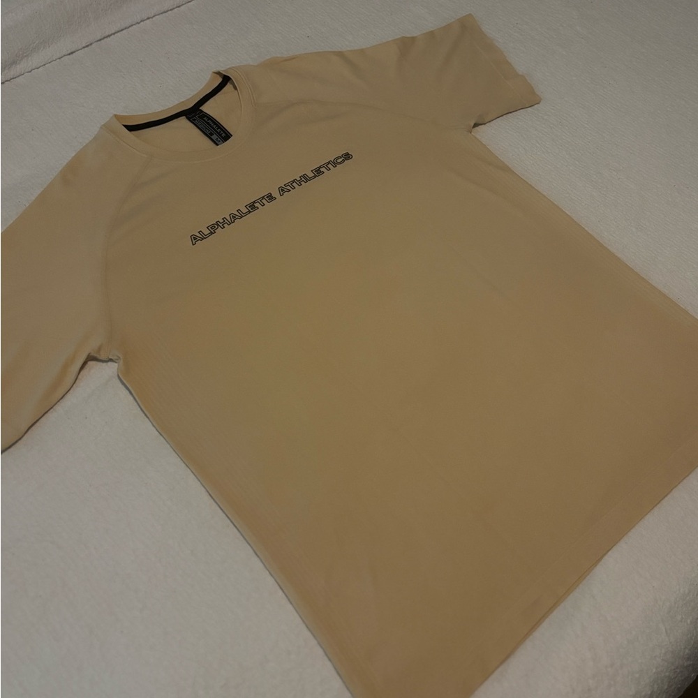 Alphalete White Short Sleeve Tee
